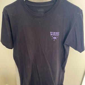 Vans woman’s T-shirt black and purple - size adult S